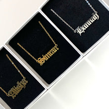 Load image into Gallery viewer, Old English Custom Necklace
