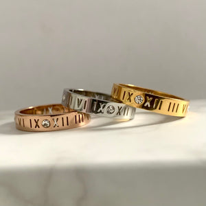 Cartier roman numeral ring clearance