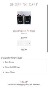 Classic Custom Necklace