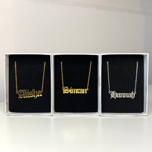 Old English Custom Necklace